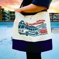 ヘヴィーキャンバス スイッチングトートバッグ 黒/ツートン