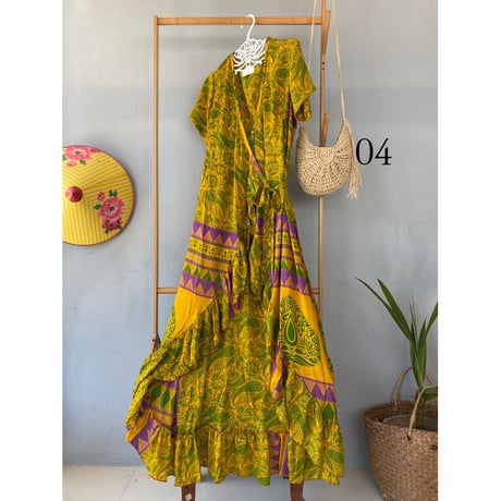 BOHO VIBES JP インドサリー生地リメイクウェア BOHO VIBES JP インドサリー生地リメイクウェア