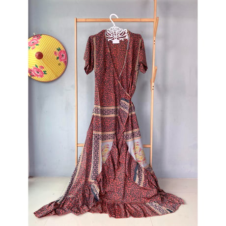 BOHO VIBES JP インドサリー生地リメイクウェア