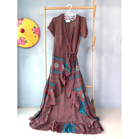 BOHO VIBES JP インドサリー生地リメイクウェア