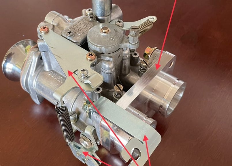 ソレックス36 アタッチメント/スロットレバーAssy | 昭和商店