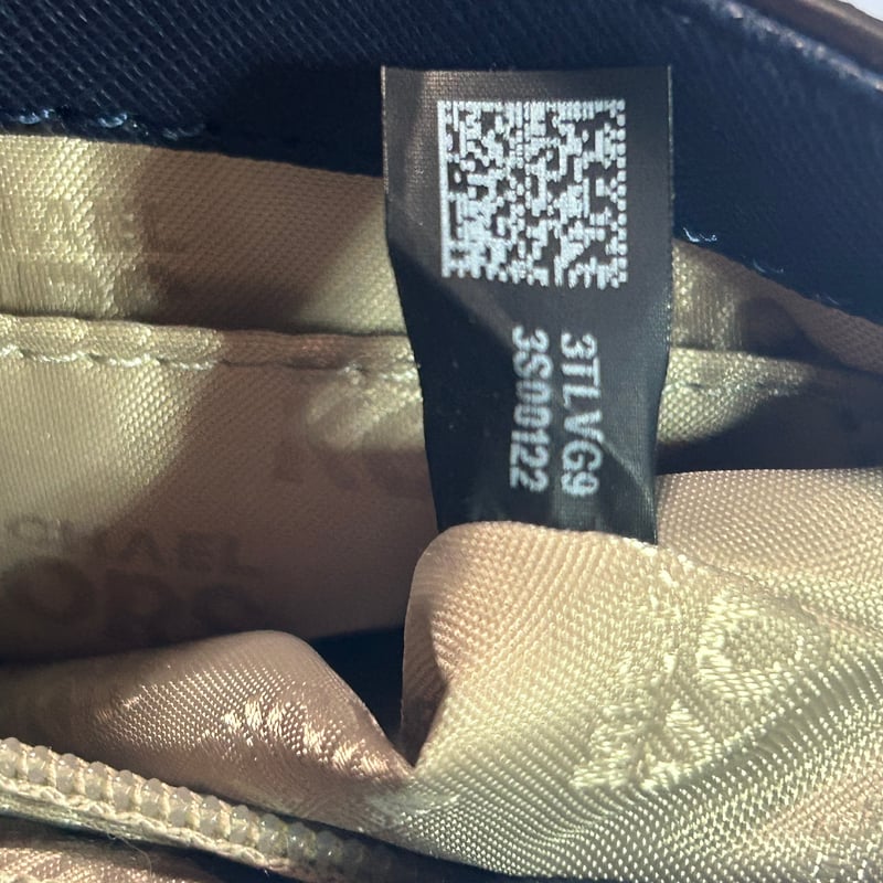 MICHAEL KORS ショルダーバッグ ネイビー/グレー MICHAEL KORS ショルダーバッグ マイケルコース レザー ネイビー
