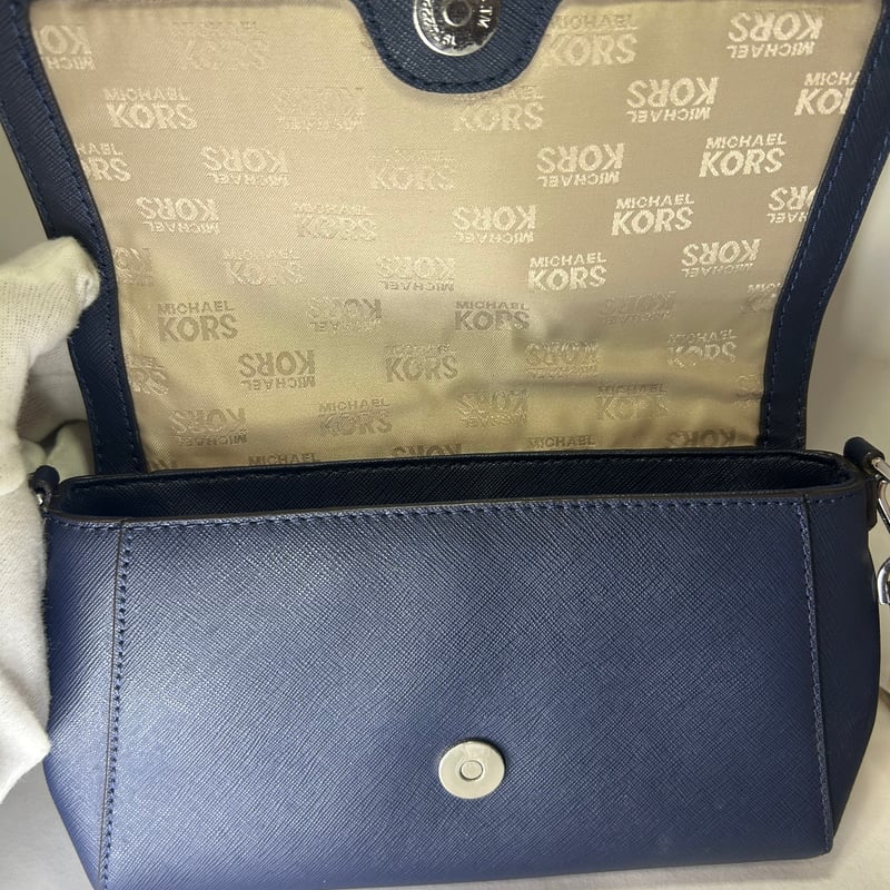 MICHAEL KORS ショルダーバッグ マイケルコース レザー ネイビー MICHAEL KORS ショルダーバッグ マイケルコース レザー ネイビー