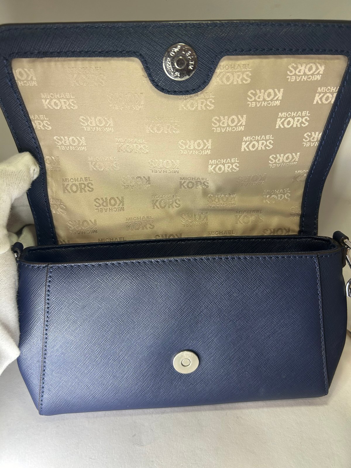 MICHAEL KORS ショルダーバッグ マイケルコース レザー ネイビー MICHAEL KORS ショルダーバッグ マイケルコース レザー ネイビー
