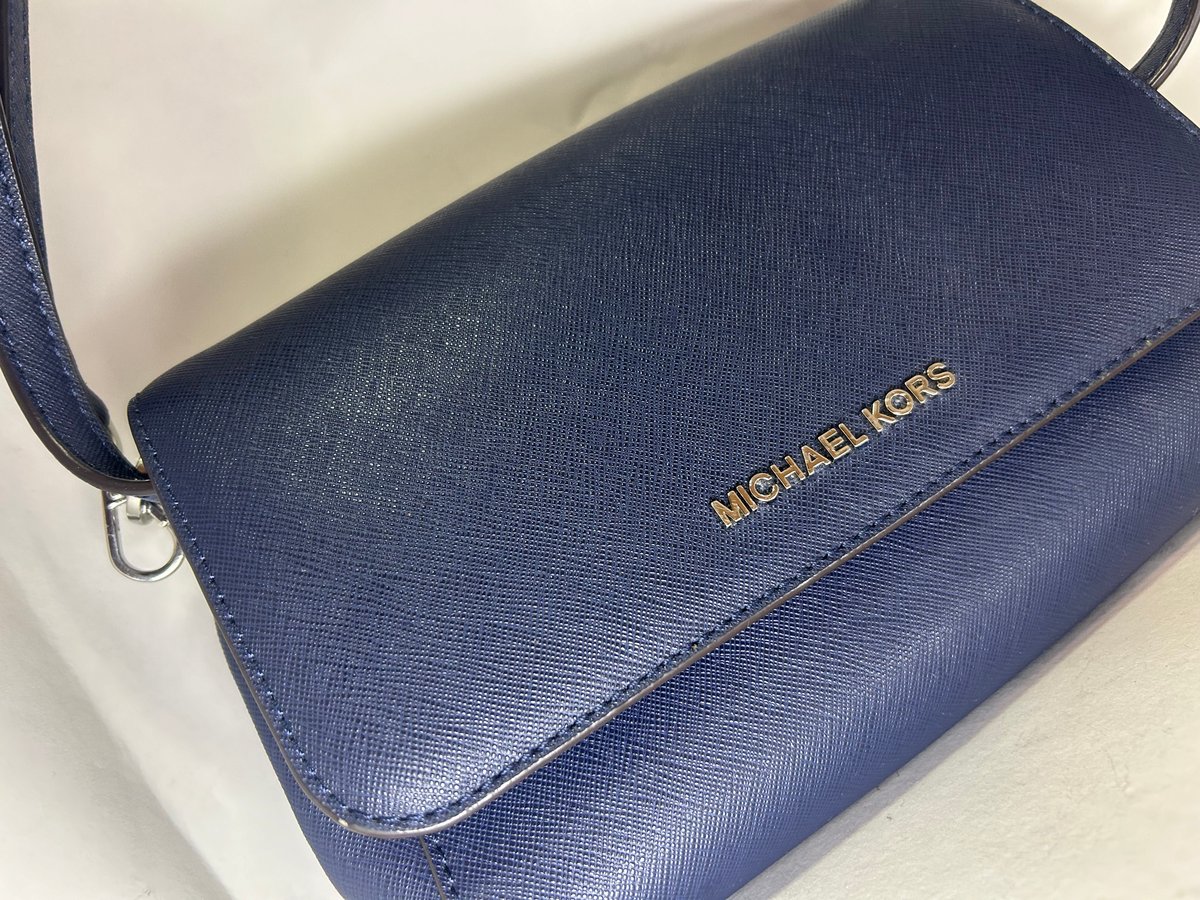 MICHAEL KORS ショルダーバッグ マイケルコース レザー ネイビー MICHAEL KORS ショルダーバッグ マイケルコース レザー ネイビー
