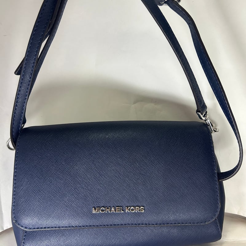 MICHAEL KORS ショルダーバッグ マイケルコース レザー ネイビー MICHAEL KORS ショルダーバッグ マイケルコース レザー ネイビー