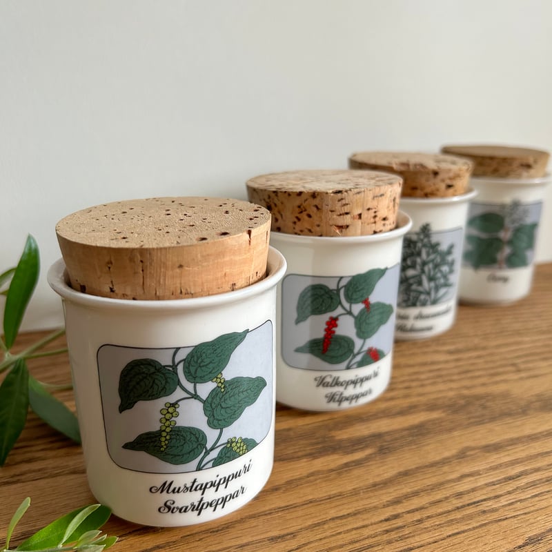 ARABIA ハーブ・スパイスポット（svartpeppar/黒胡椒） | kitanomori