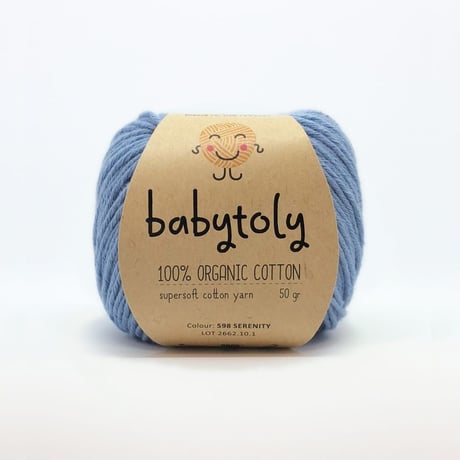 〈babytoly〉Organic Cotton Yarn -SERENITY, 598