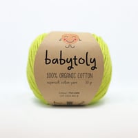 babytoly-Organic Cotton Yarn - LIME, 750