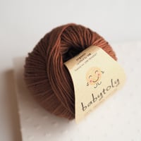 〈babytoly〉Organic Cotton Yarn - CHOCOLATE, 610