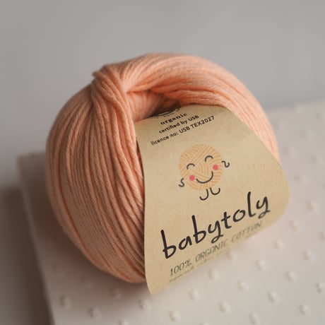 〈babytoly〉Organic Cotton Yarn - PAPAYA,073
