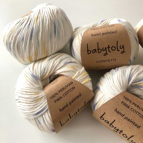 babytoly-100% Peruvian Pima Cotton Yarn -DIAMOND(毛糸)