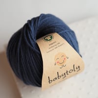 〈babytoly〉Organic Cotton Yarn - NAVY, 150