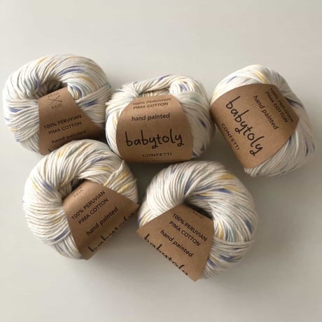 babytoly-100% Peruvian Pima Cotton Yarn -DIAMOND(毛糸)