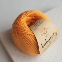 〈babytoly〉Organic Cotton Yarn - MARIGOLD, 480