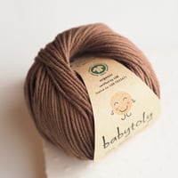 〈babytoly〉Organic Cotton Yarn - WALNUT, 826