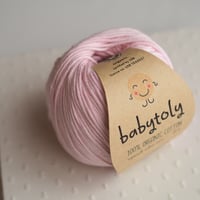 〈babytoly〉Organic Cotton Yarn - PASTEL PINK, 116