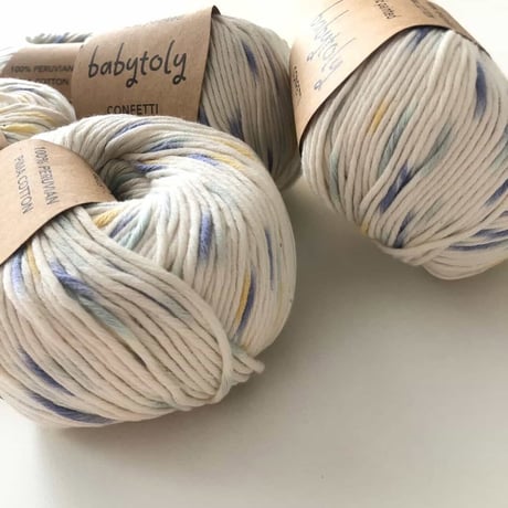 babytoly-100% Peruvian Pima Cotton Yarn -DIAMOND(毛糸)