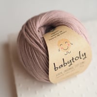 〈babytoly〉Organic Cotton Yarn - DUSTY ROSE, 560