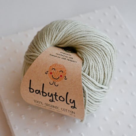 〈babytoly〉Organic Cotton Yarn - SEAWEED, 520