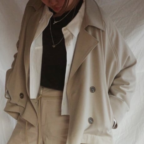 relaxed trench coat