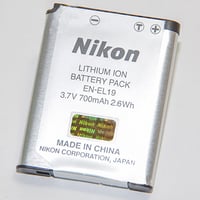日本語 EN-EL19 新品 Nikon ニコン 純正 バッテリー