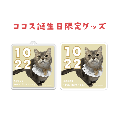 ココスバースデー2025限定アクキー＆ステッカー