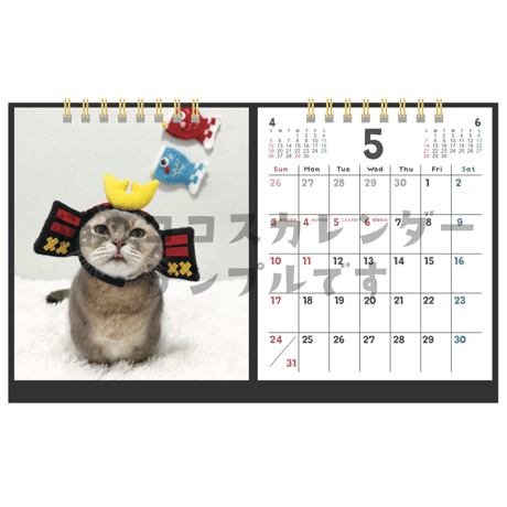 【エメラルドココスポンサー】猫のココスカレンダー