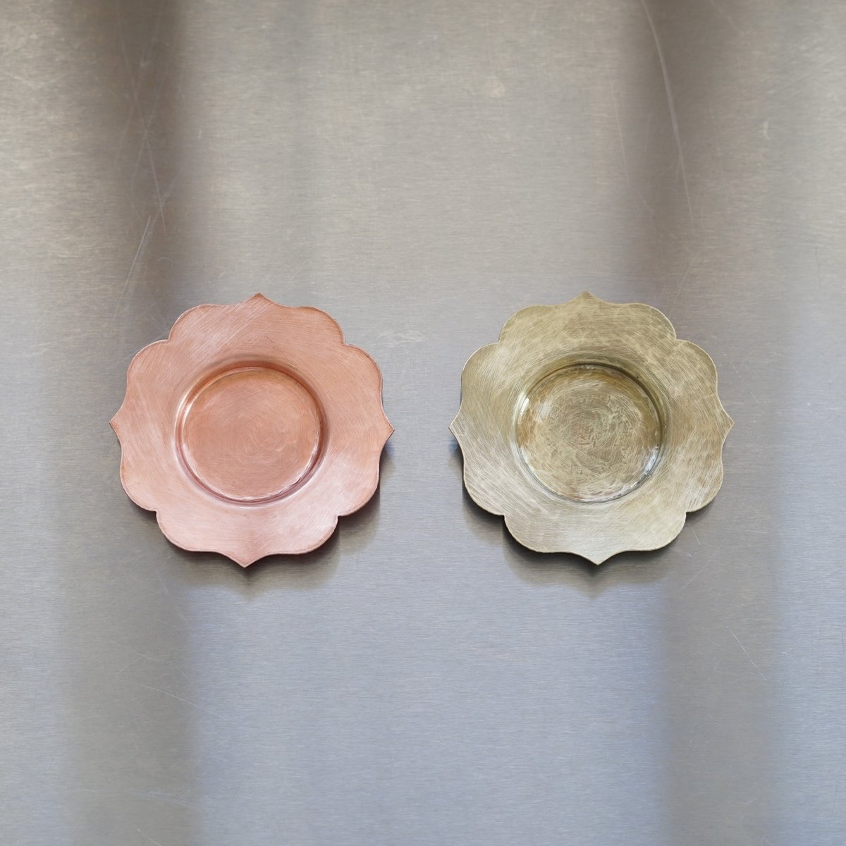 竹俣勇壱_茶托(真鍮/輪花) | 暮らしの品 つかもと