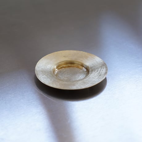 竹俣勇壱_茶托(真鍮/丸)