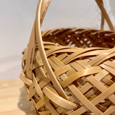 丸手付き小物入れ