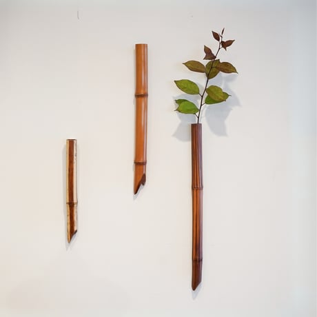 丸竹一輪挿しシボ竹 43cm CS