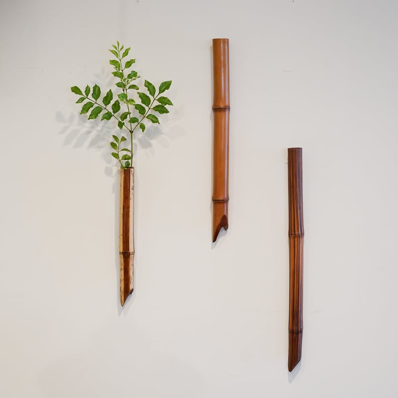 丸竹一輪挿し四面取り26.5cm CS | 暮らしの品 つかもと