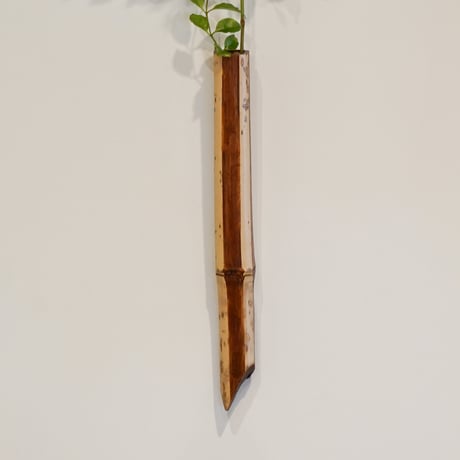 丸竹一輪挿し四面取り26.5cm CS