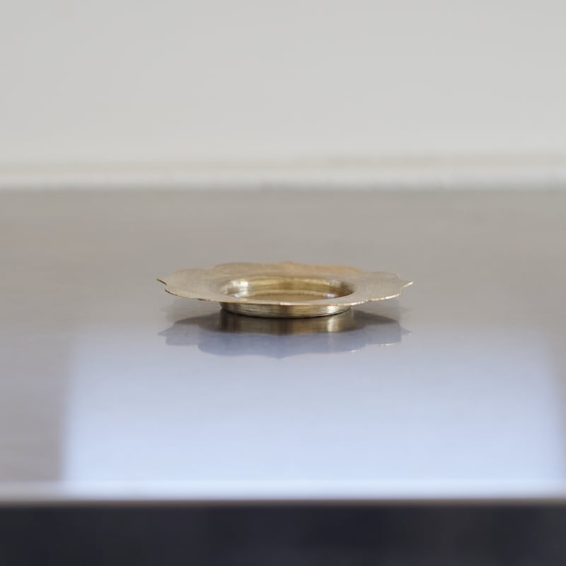 竹俣勇壱_茶托(真鍮/輪花) | 暮らしの品 つかもと