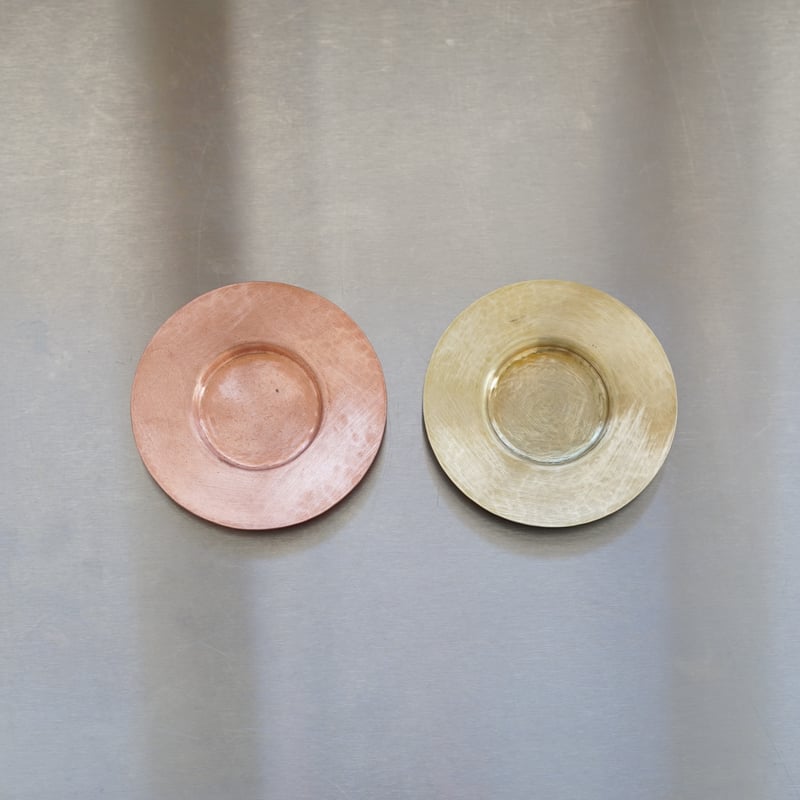 竹俣勇壱_茶托(真鍮/丸) | 暮らしの品 つかもと