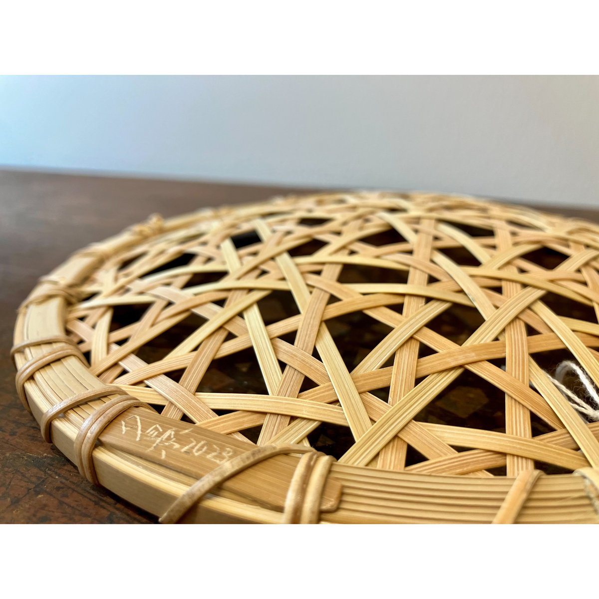 差し六つ目6寸盛り皿(白竹・青竹) | 暮らしの品 つかもと