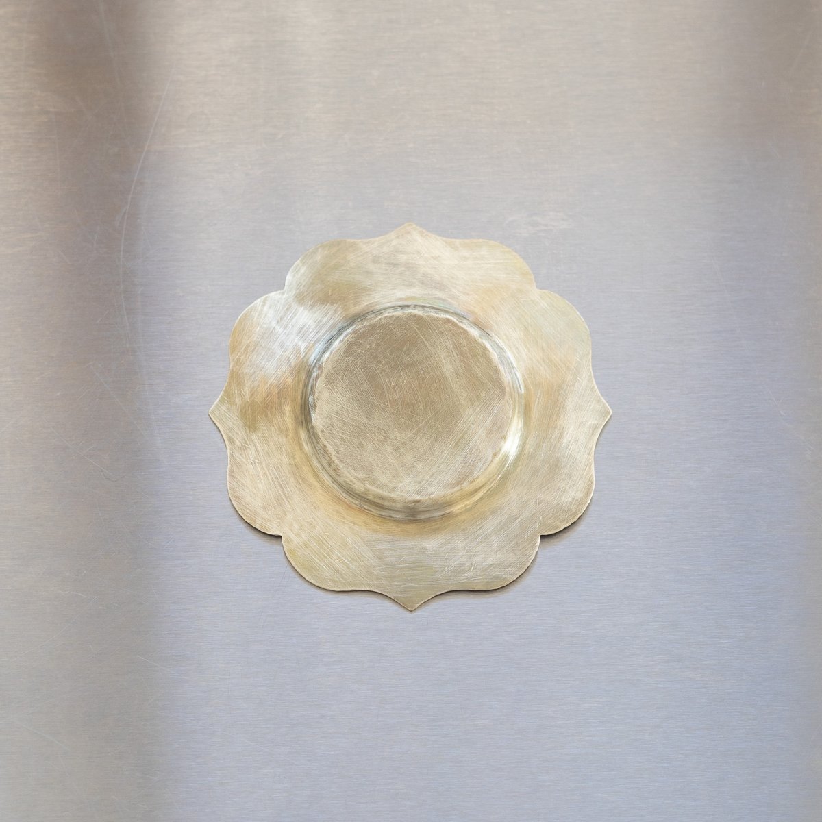 竹俣勇壱_茶托(真鍮/輪花) | 暮らしの品 つかもと