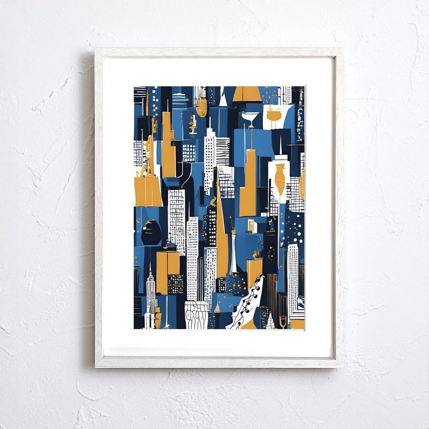 アクリル画 アブストラクトスタイル アクリル画 アブストラクトスタイル fancyart-artposter-009-