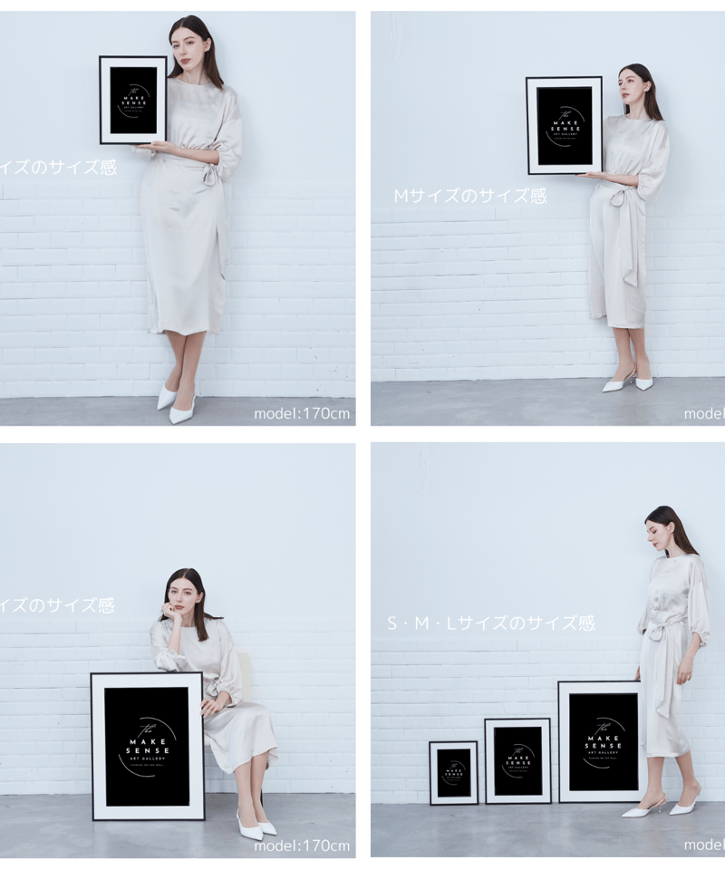 夕暮れのサンセットビーチを油絵調で描いたアートポスター。A4〜A2額縁