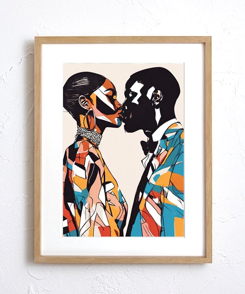 Truth｜抽象ラインで真実を描いたミニマルアートポスター｜北欧モダン