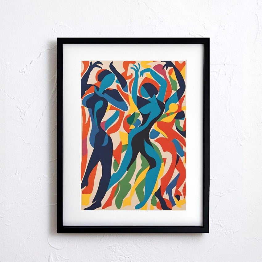 カラフルで楽しそうな絵画 うれしいたのしい週末 – ORANGE GATE