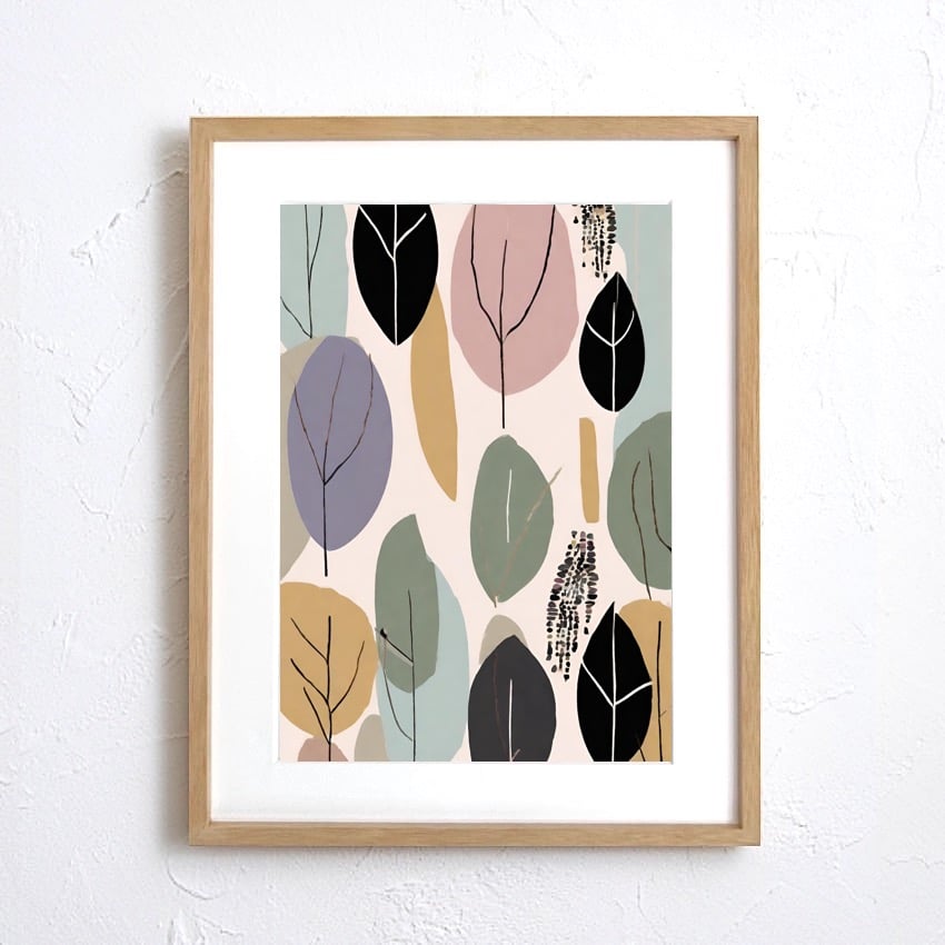 Tranquil｜静けさを生むミニマルアートポスター｜北欧モダンに合う洗練