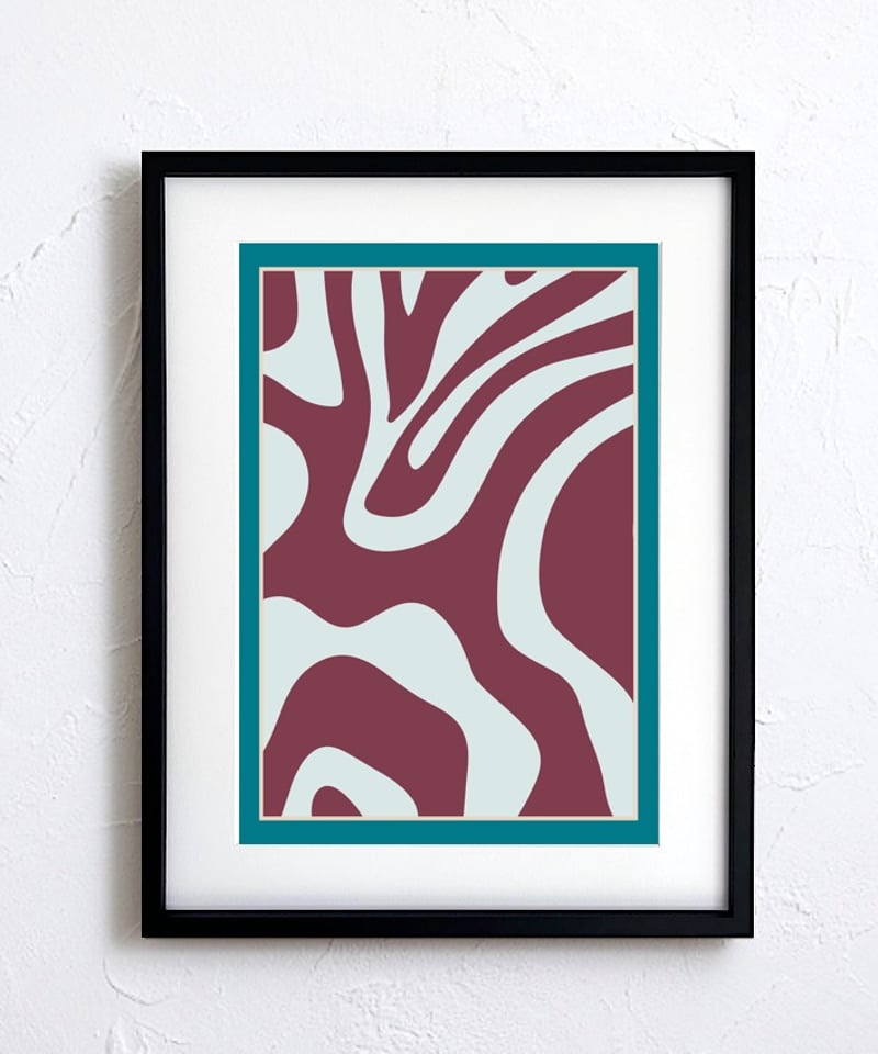 静寂の流れ 曲線デザイン 整う美しさ 色彩 ミニマル 調和 モダン