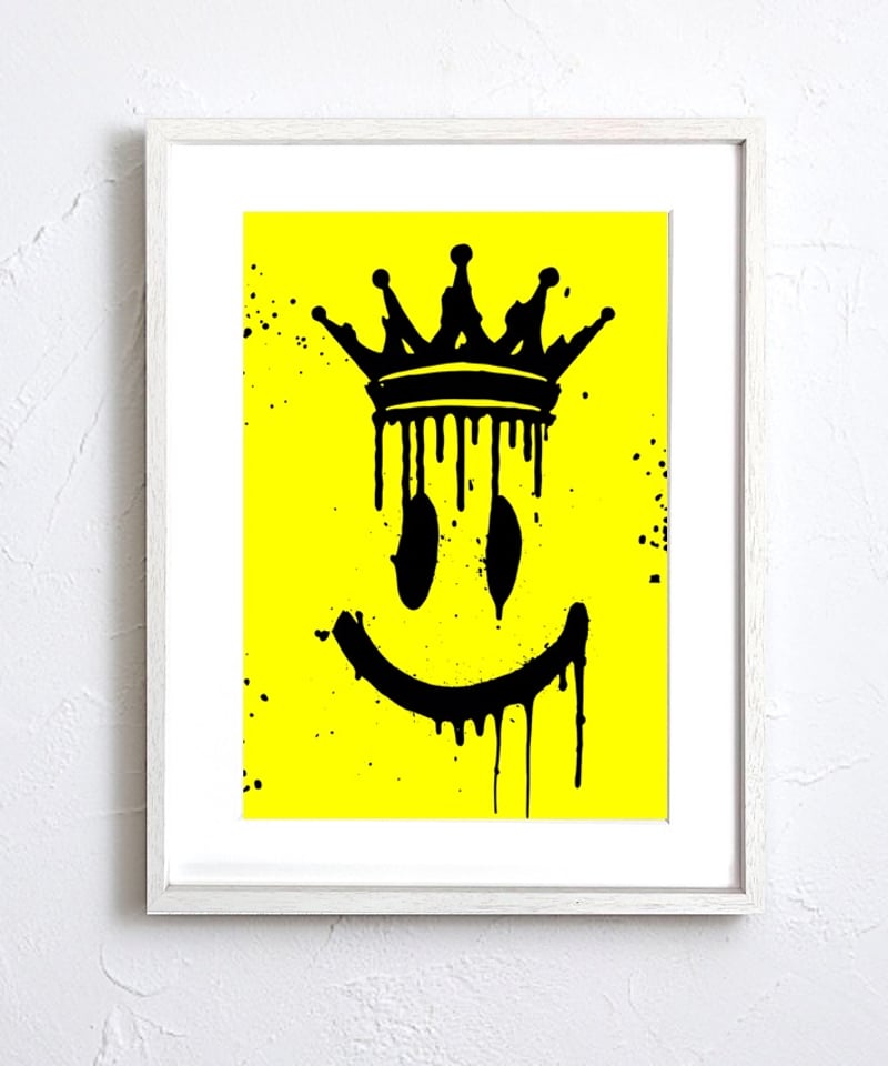 Smiley Crown｜ストリート感あふれるスマイル×王冠アートポスター