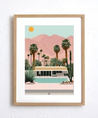 Santa Monica｜西海岸の海辺を描くアメリカンヴィンテージアート