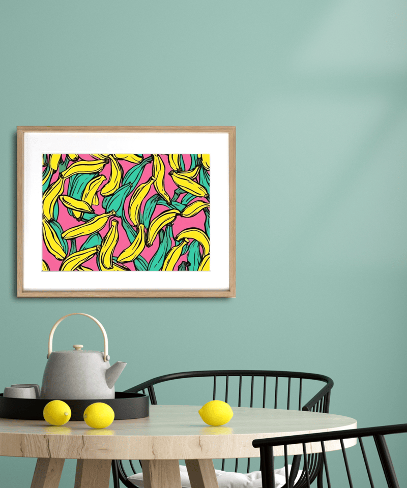 額縁 絵画 バナナ インテリア 絵画 アンディ・ウォーホル Banana, 1966 インテリア おしゃれ