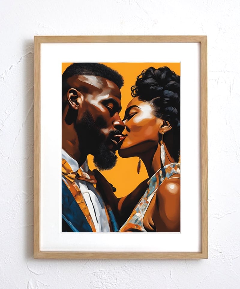 Soulful｜抽象アートポスター｜深い感情美を描くモダンインテリア向け