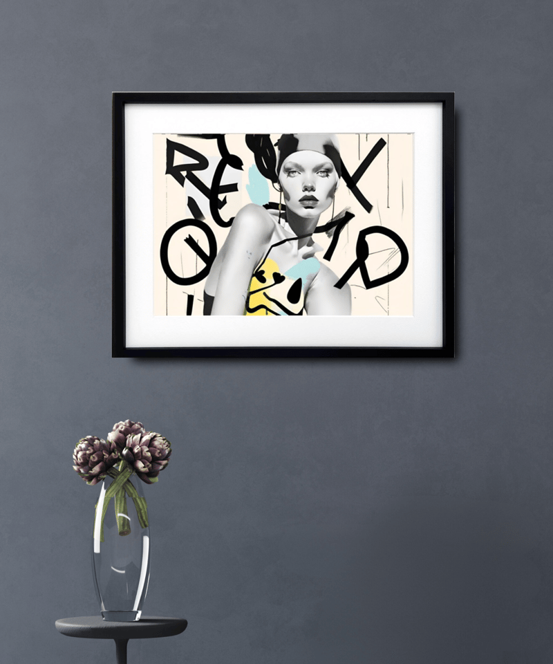 Isolated｜女性ポートレート×くすみ色アブストラクトの北欧モダン