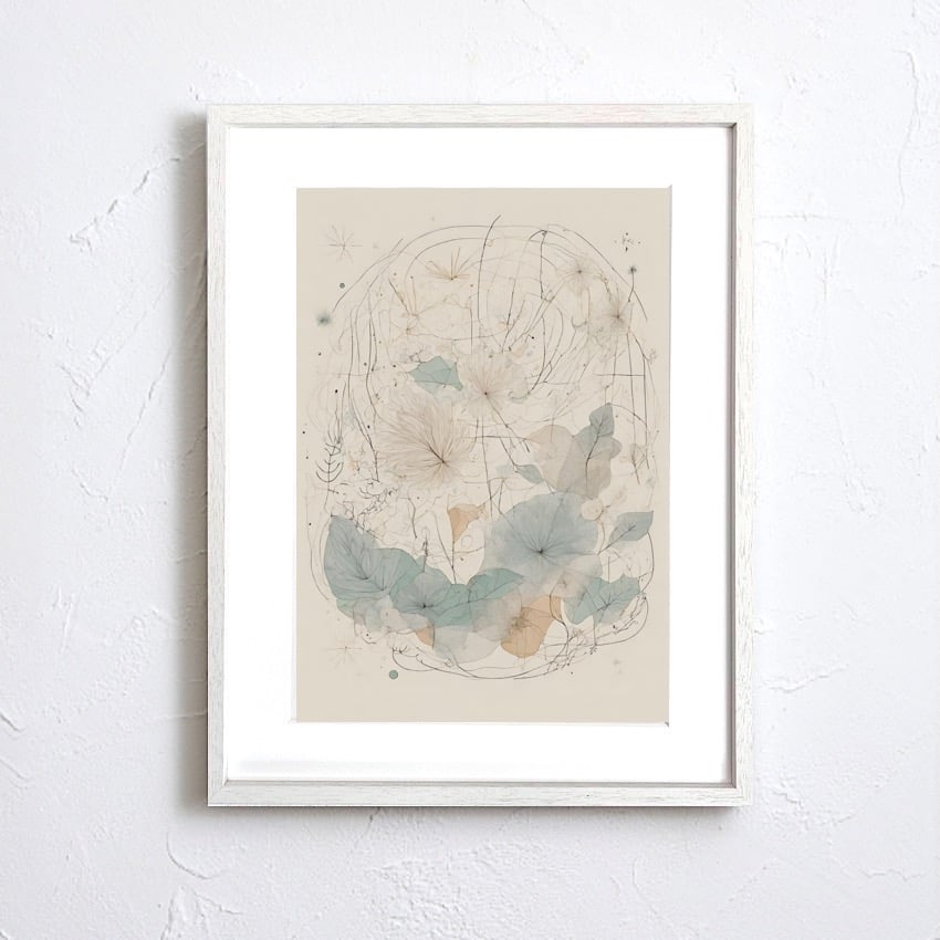 抽象画 アートパネル 花 草 インテリア 絵画 原画 北欧 ナチュラル アート ボタニカル ミニマル 抽象画 共存 スカンジナビアン 北欧 植物 花